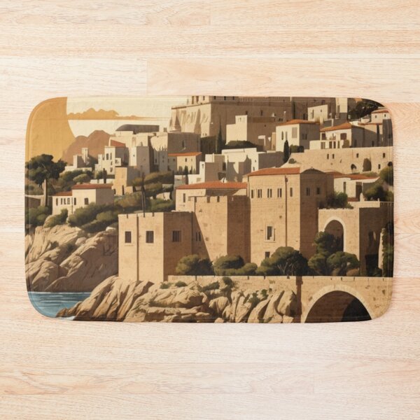 Item preview, 033 Vintage Rhodes, Greece Poster Design designed and sold by Alexis Art Collection.