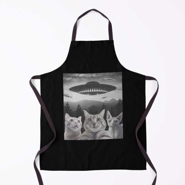 Item preview, Funny Invasion Meme Cat Selfie with UFOs Spaceship Design For Men Women Kids T-Shirt! designed and sold by Viran-Designs.