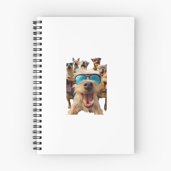 Item preview, selfie dogs designed and sold by StickerFusion.