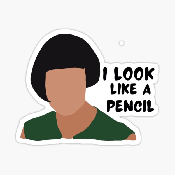 Vista previa del artículo con la obra «Parezco un lápiz - Cita de Fleabag», diseñado y vendido por Maviartig.