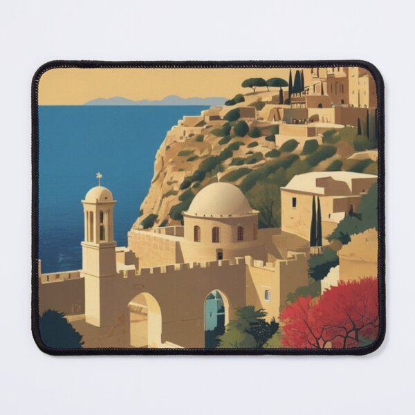 Item preview, 034 Vintage Rhodes, Greece Poster Design designed and sold by Alexis Art Collection.