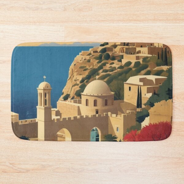 Item preview, 034 Vintage Rhodes, Greece Poster Design designed and sold by Alexis Art Collection.