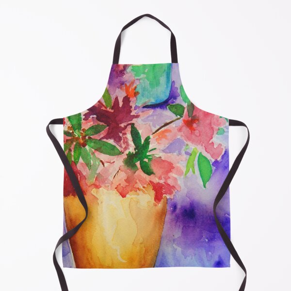 Item preview, Azaleas - Spontaneous bamboo brush watercolor on paper designed and sold by Jamie Taylor.