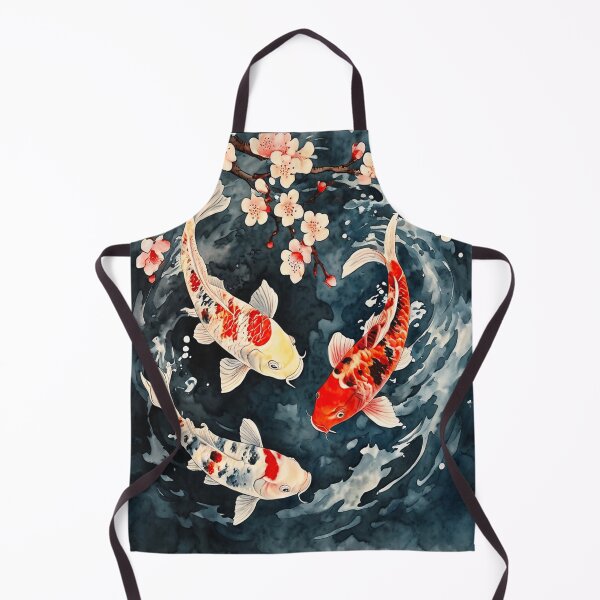 Item preview, Floral Japenese Koi Fish designed and sold by BirdsnStuff.