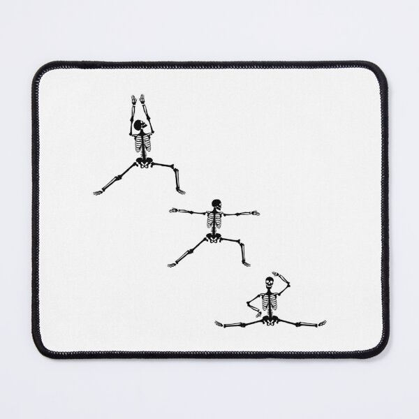 Item preview, Yoga Pose Skeletons designed and sold by LyricsWear.