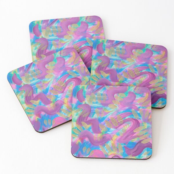 Item preview, Rainbow Slumber Party Abstract Painting designed and sold by Daydreamer Alley.