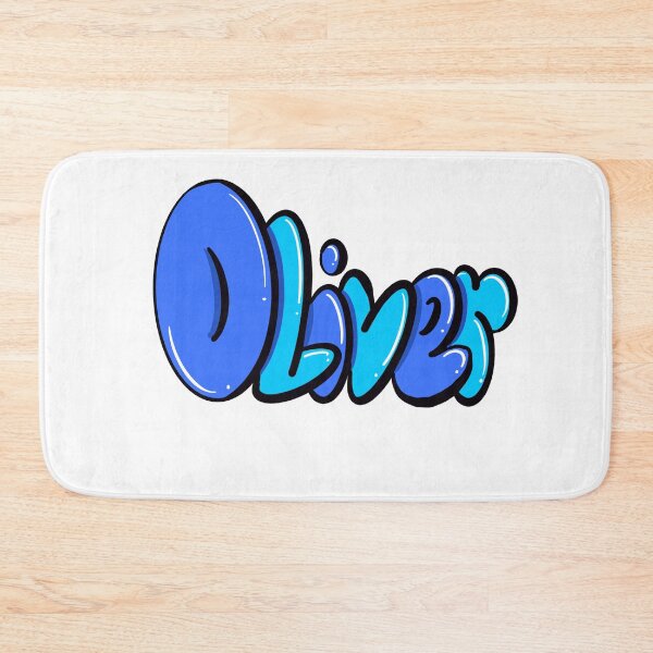 Item preview, Oliver name in blue Top 10 best personalized gifts boys and men  personalised Graffiti name Oliver designed and sold by Artonmytee.