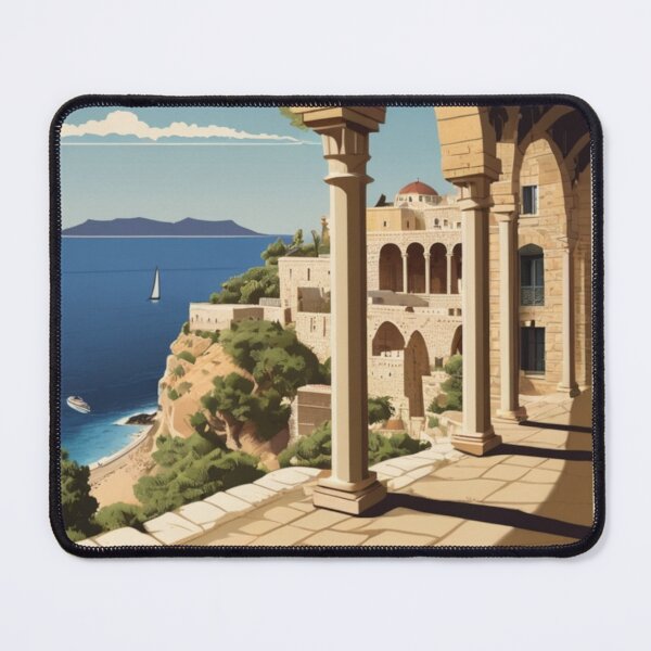 Item preview, 035 Vintage Rhodes, Greece Poster Design designed and sold by Alexis Art Collection.