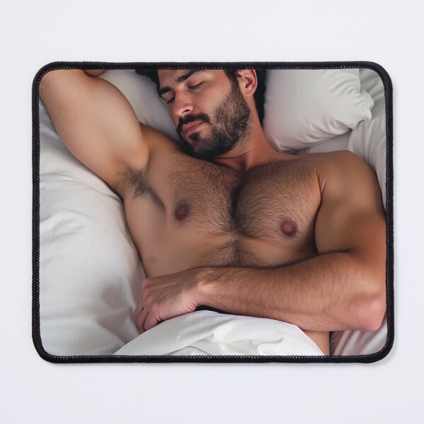 Item preview, Serene Slumber: Intimate Gay Art for T-Shirts, Mugs, and Posters designed and sold by masculinepixels.