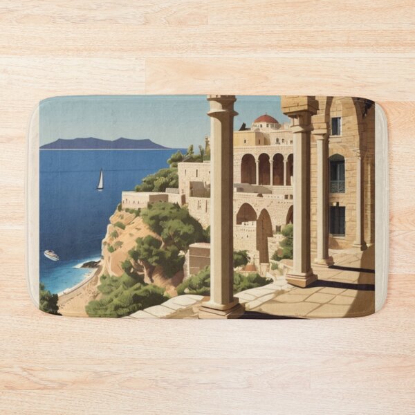 Item preview, 035 Vintage Rhodes, Greece Poster Design designed and sold by Alexis Art Collection.