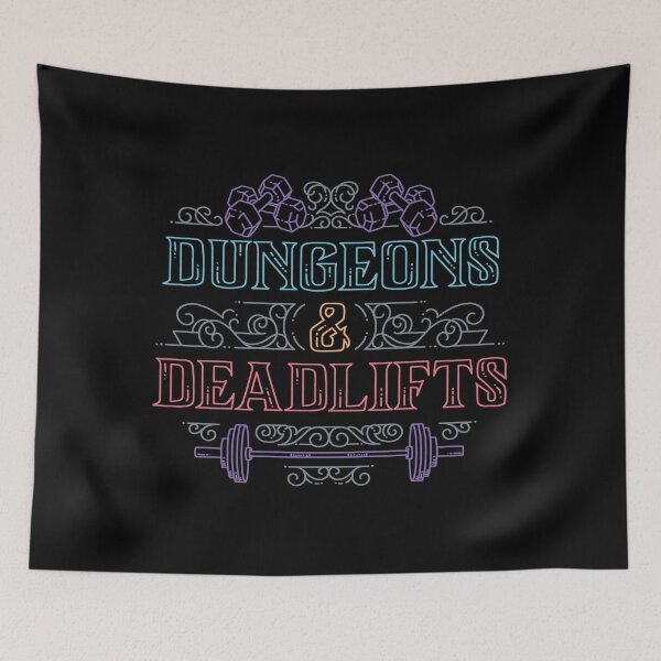 Item preview, Dungeons and Deadlifts designed and sold by polliadesign.