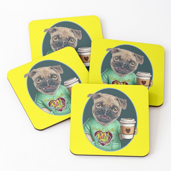 Item preview, Psych Nurse Puggy designed and sold by FivePugs.