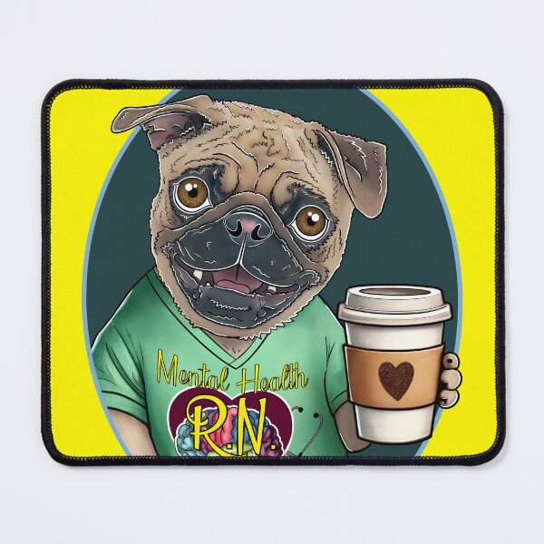 Item preview, Psych Nurse Puggy designed and sold by FivePugs.