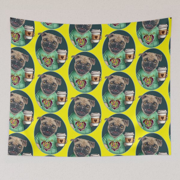 Item preview, Psych Nurse Puggy designed and sold by FivePugs.