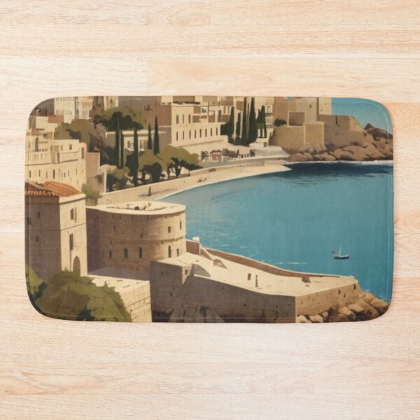 Item preview, 036 Vintage Rhodes, Greece Poster Design designed and sold by Alexis Art Collection.