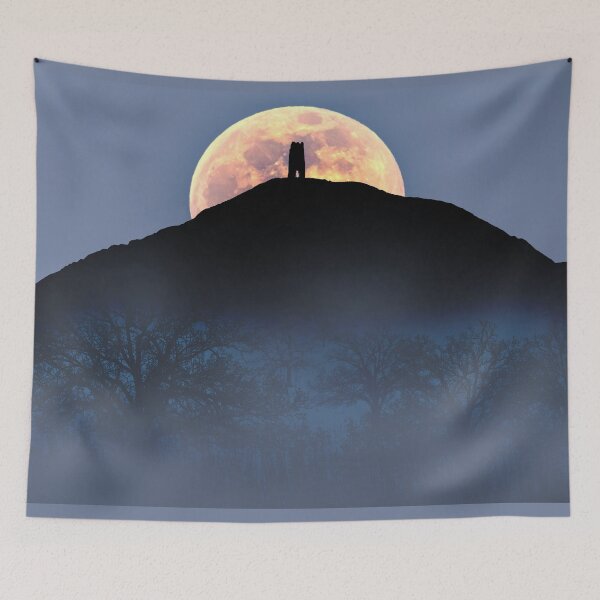 Item preview, Glastonbury Tor Supermoon designed and sold by Alisonchambers2.
