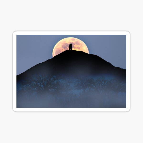 Item preview, Glastonbury Tor Supermoon designed and sold by Alisonchambers2.