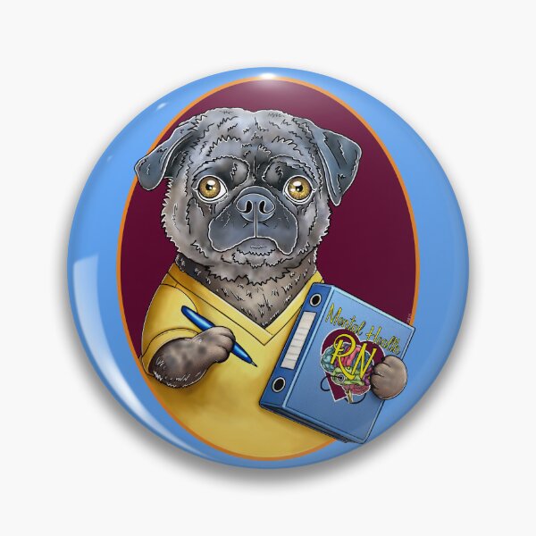Item preview, Psych Nurse Puggy designed and sold by FivePugs.