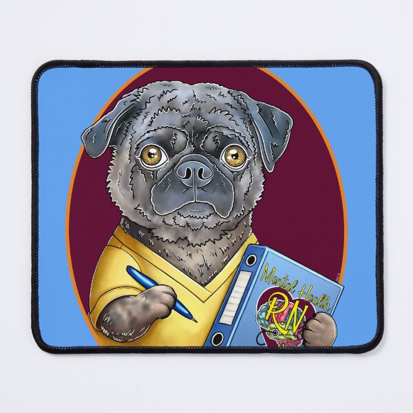 Item preview, Psych Nurse Puggy designed and sold by FivePugs.