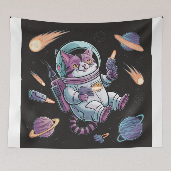 Item preview, Cosmic Cat: Starry Journey designed and sold by h4sey.