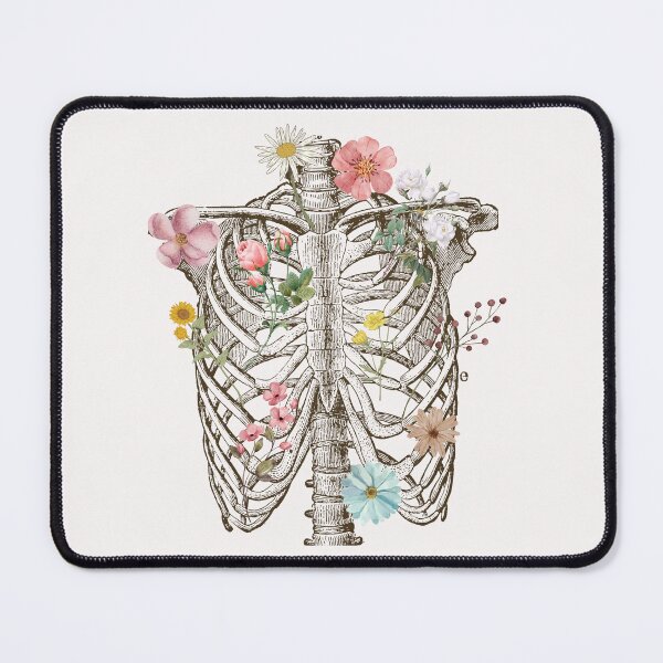 Item preview, Skeleton And Flowers Vintage Botanical Vintage Romantic designed and sold by MarcelooArt.