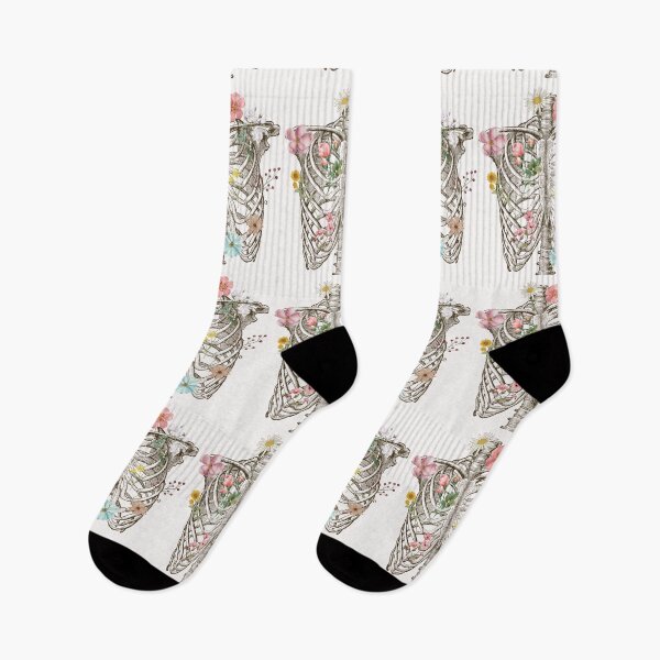 Item preview, Skeleton And Flowers Vintage Botanical Vintage Romantic designed and sold by MarcelooArt.