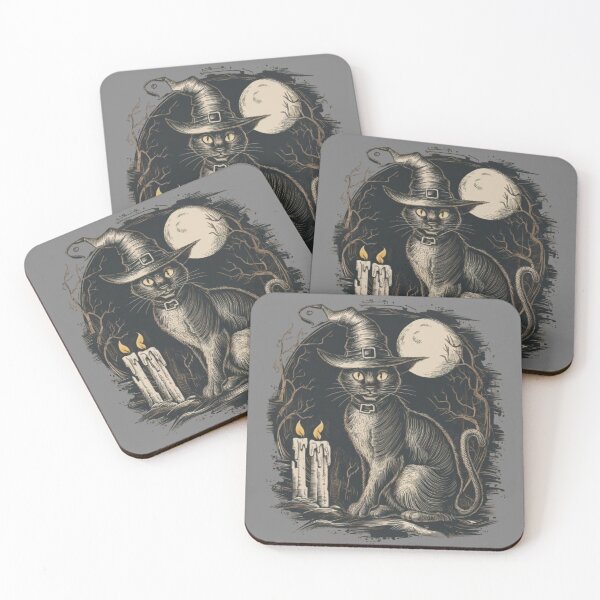 Item preview, Sorcerer cat performing witchcraft designed and sold by R-market.