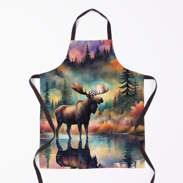 Item preview, Magnificent moose in the autumn forest. designed and sold by Magixa.