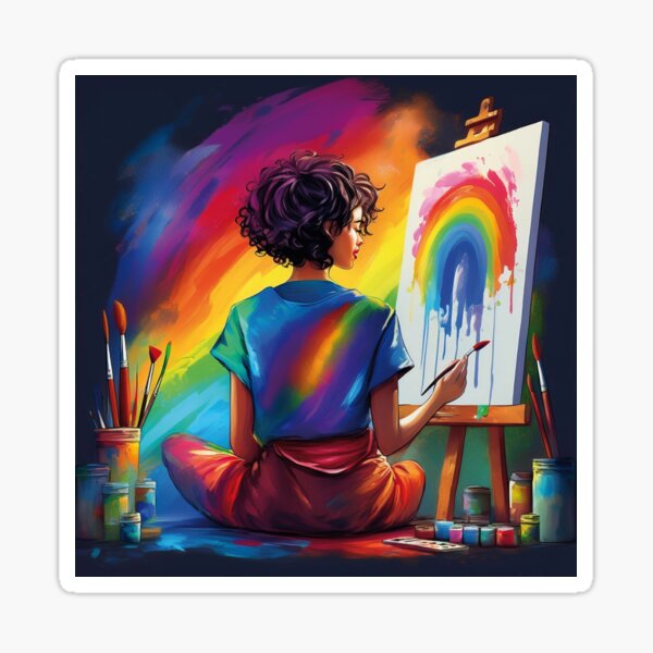 The Painter Sticker