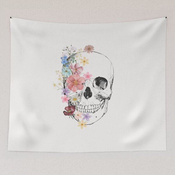 Item preview, Skeleton And Flowers Vintage Botanical Vintage Romantic designed and sold by MarcelooArt.