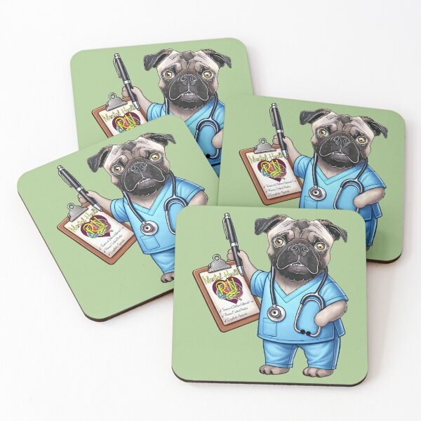 Item preview, Psych Nurse Puggy designed and sold by FivePugs.