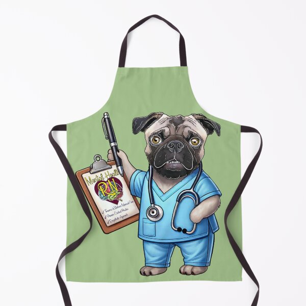 Item preview, Psych Nurse Puggy designed and sold by FivePugs.