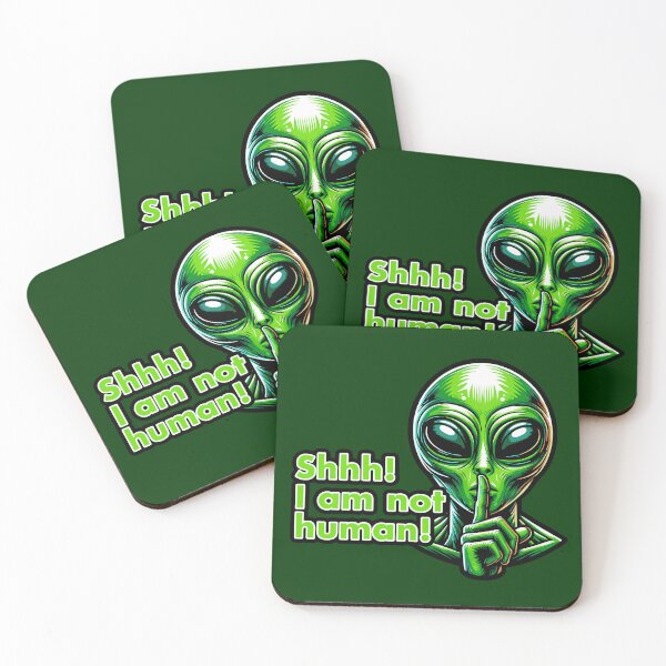 Item preview, I am not human designed and sold by roswellboutique.