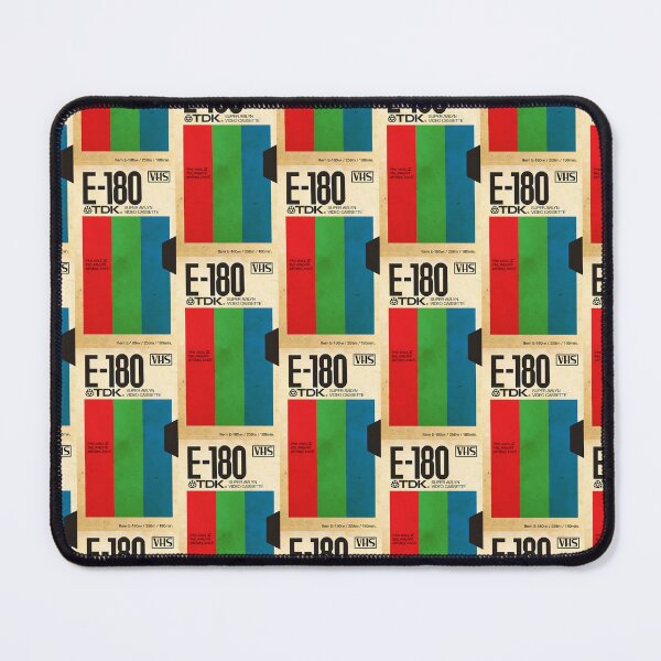 Item preview, TDK video tape box - 1980s video caseete retro brand E-180 tapes designed and sold by PIXEL POP DESIGNS - Beyond the Norm!.
