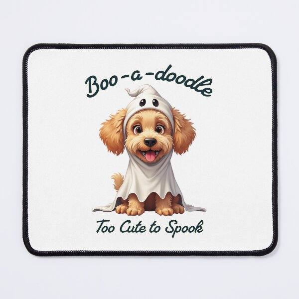 Item preview, Adorable "Boo-a-Doodle" Goldendoodle Halloween Design designed and sold by SillyPupDesign.