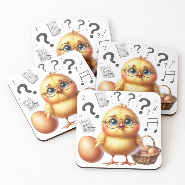Item preview, Cute Chick ;Eggs,Music Notes,Blue eyes designed and sold by deniz kaya.