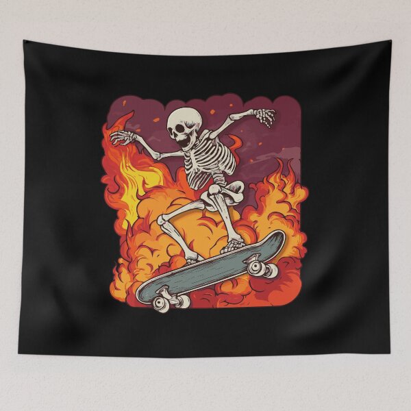 Item preview, Skeleton Skateboarder designed and sold by Tee Smart.