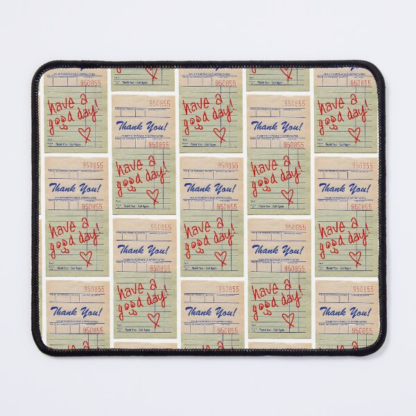 Item preview, Retro Thank you Guest Check Have a nice day vintage restaurant check designed and sold by PIXEL POP DESIGNS - Beyond the Norm!.