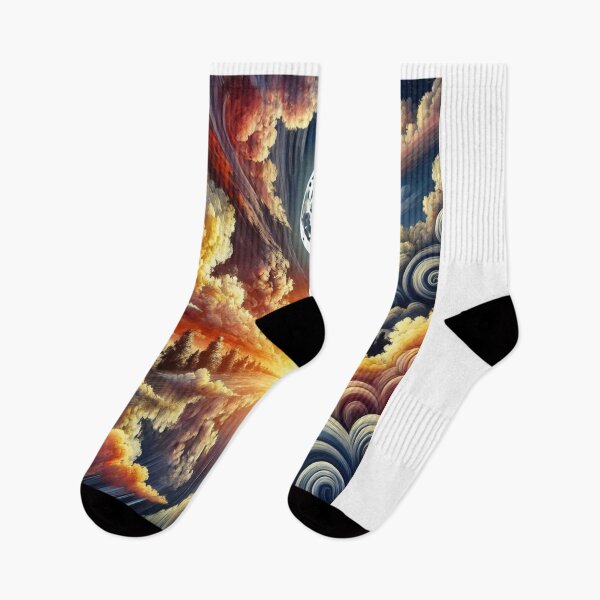 Item preview, Surreal Cosmic Sunset with Dreamlike Clouds	 designed and sold by yeesnhochu.
