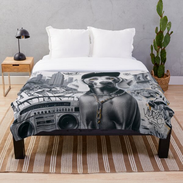 Item preview, Weimaraner Graffiti in New York - Design Nr 129 designed and sold by WeimTrails.