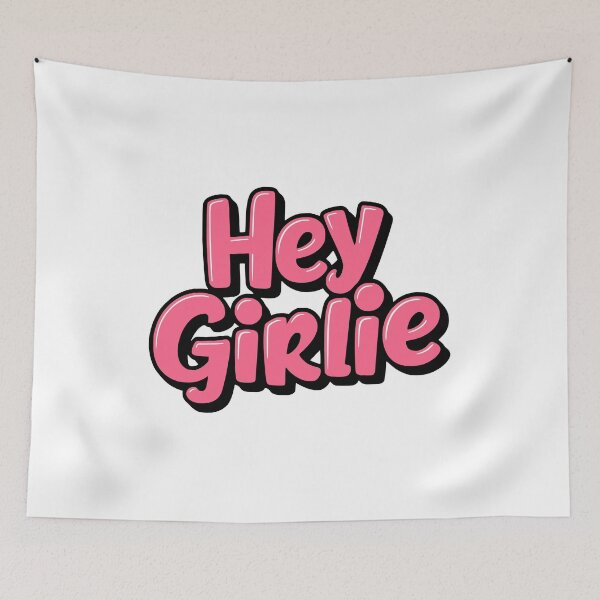 Item preview, Hey Girlie! Cute Pink Girly designed and sold by PMCreative.