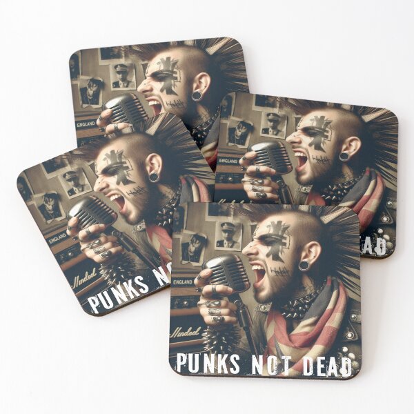 Item preview, GOD SAVE THE KING PUNKS NOT DEAD ENGLAND designed and sold by AiPoliviosArt.