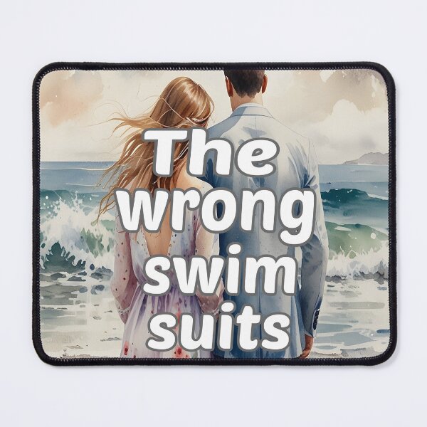 Item preview, The Wrong Swim Suits designed and sold by Surreallytee.