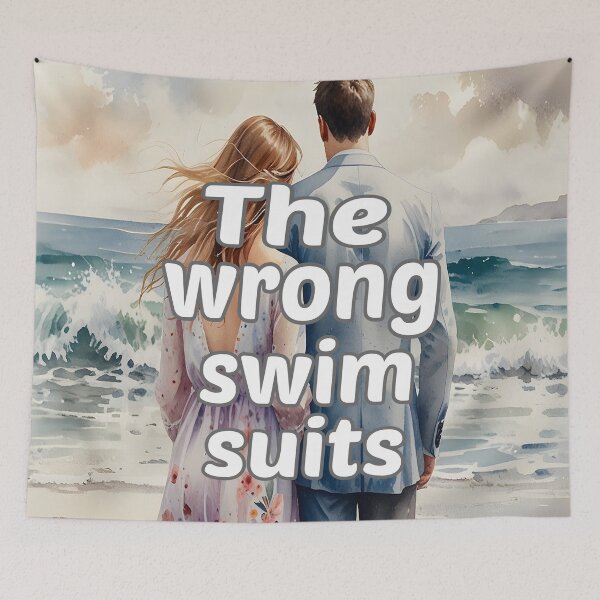 Item preview, The Wrong Swim Suits designed and sold by Surreallytee.