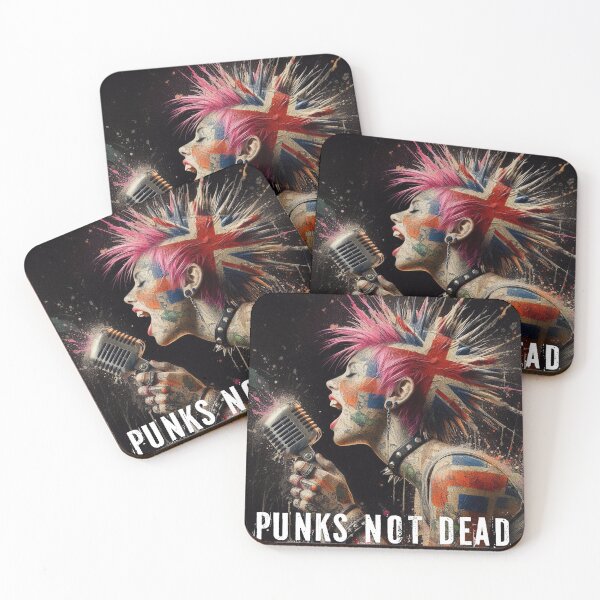 Item preview, GOD SAVE THE KING PUNKS NOT DEAD ENGLAND designed and sold by AiPoliviosArt.