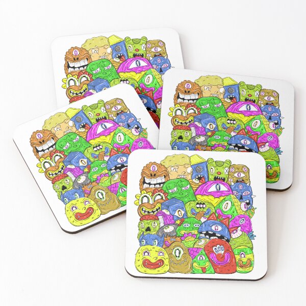 Item preview, Scary Monster Doodle designed and sold by Rafauzi.
