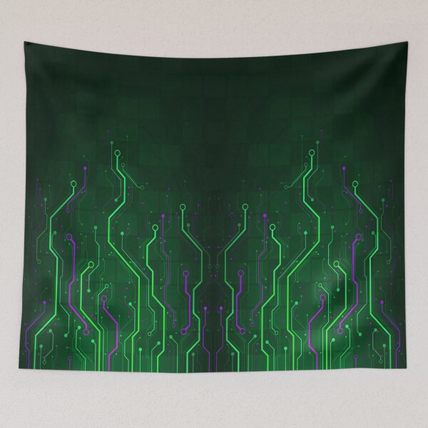 Item preview, Bionic Circuits Green designed and sold by Shawnsonartshop.