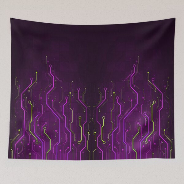 Item preview, Bionic Circuits Purple designed and sold by Shawnsonartshop.