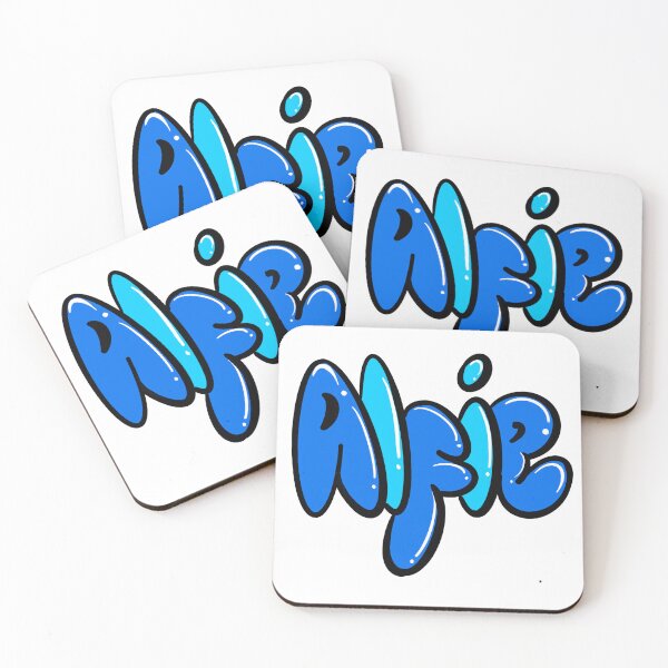 Item preview, Alfie name in blue Top 10 best personalized gifts boys and men  personalised Graffiti name Alfie designed and sold by Artonmytee.