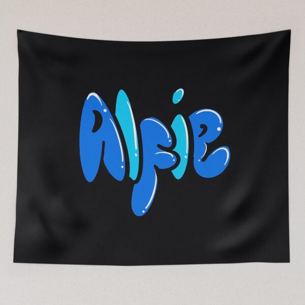 Item preview, Alfie name in blue Top 10 best personalized gifts boys and men  personalised Graffiti name Alfie designed and sold by Artonmytee.